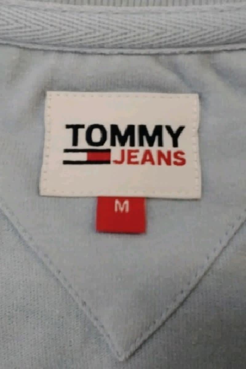 T-shirt Tommy Hilfiger Bleu en Coton