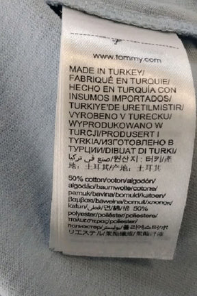 T-shirt Tommy Hilfiger Bleu en Coton