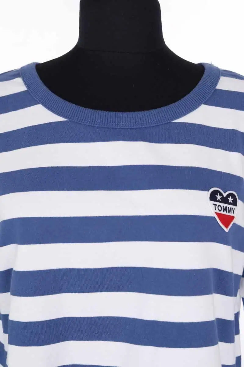 T-shirt Tommy Hilfiger Bleu en Coton
