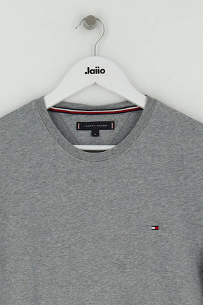 T-shirt Tommy Hilfiger Gris en Coton