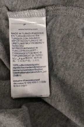 T-shirt Tommy Hilfiger Gris en Coton