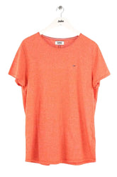 T-shirt Tommy Hilfiger Orange en Coton, taille XL - Seconde Main