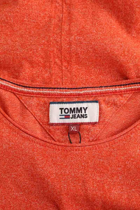 T-shirt Tommy Hilfiger Orange en Coton