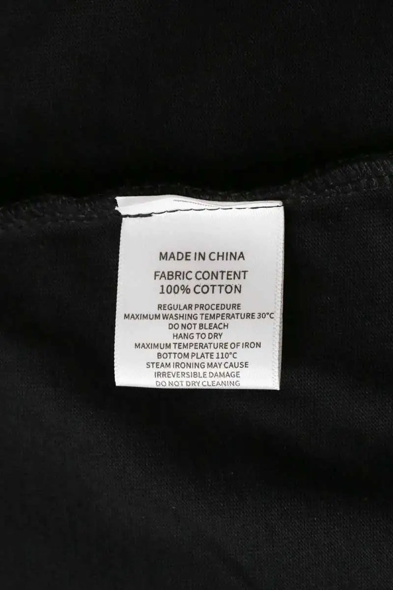 T-shirt un Magasin Différent Noir en Coton