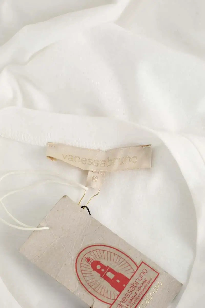 T-shirt Vanessa Bruno Blanc en Coton