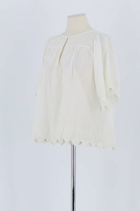 T-shirt Vanessa Bruno Blanc en Lin