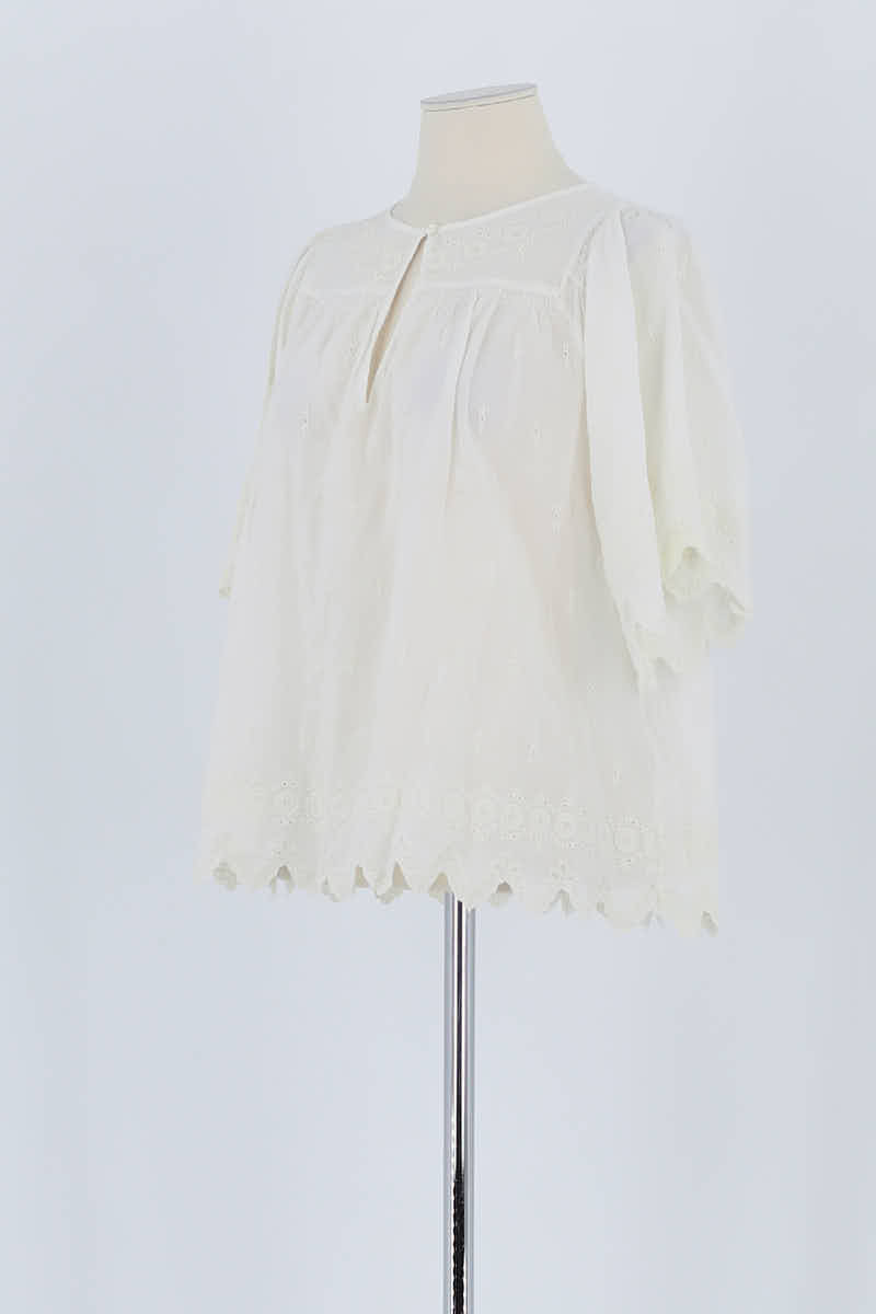 T-shirt Vanessa Bruno Blanc en Lin