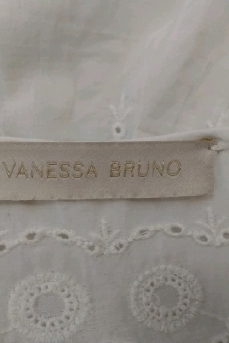 T-shirt Vanessa Bruno Blanc en Lin