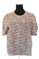 T-shirt Vanessa Bruno blouse mc 100 sanja Multicolore en Coton, taille L - Seconde Main