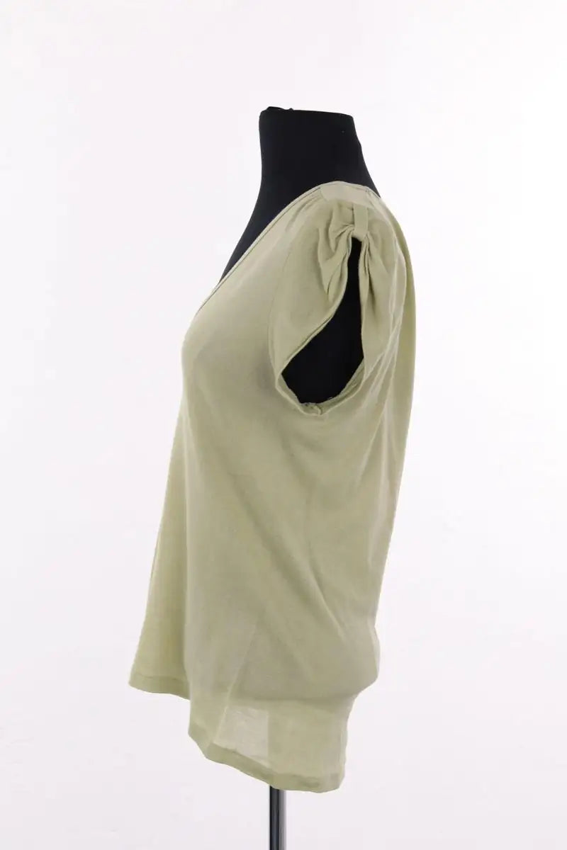 T-shirt Vanessa Bruno Vert en Coton