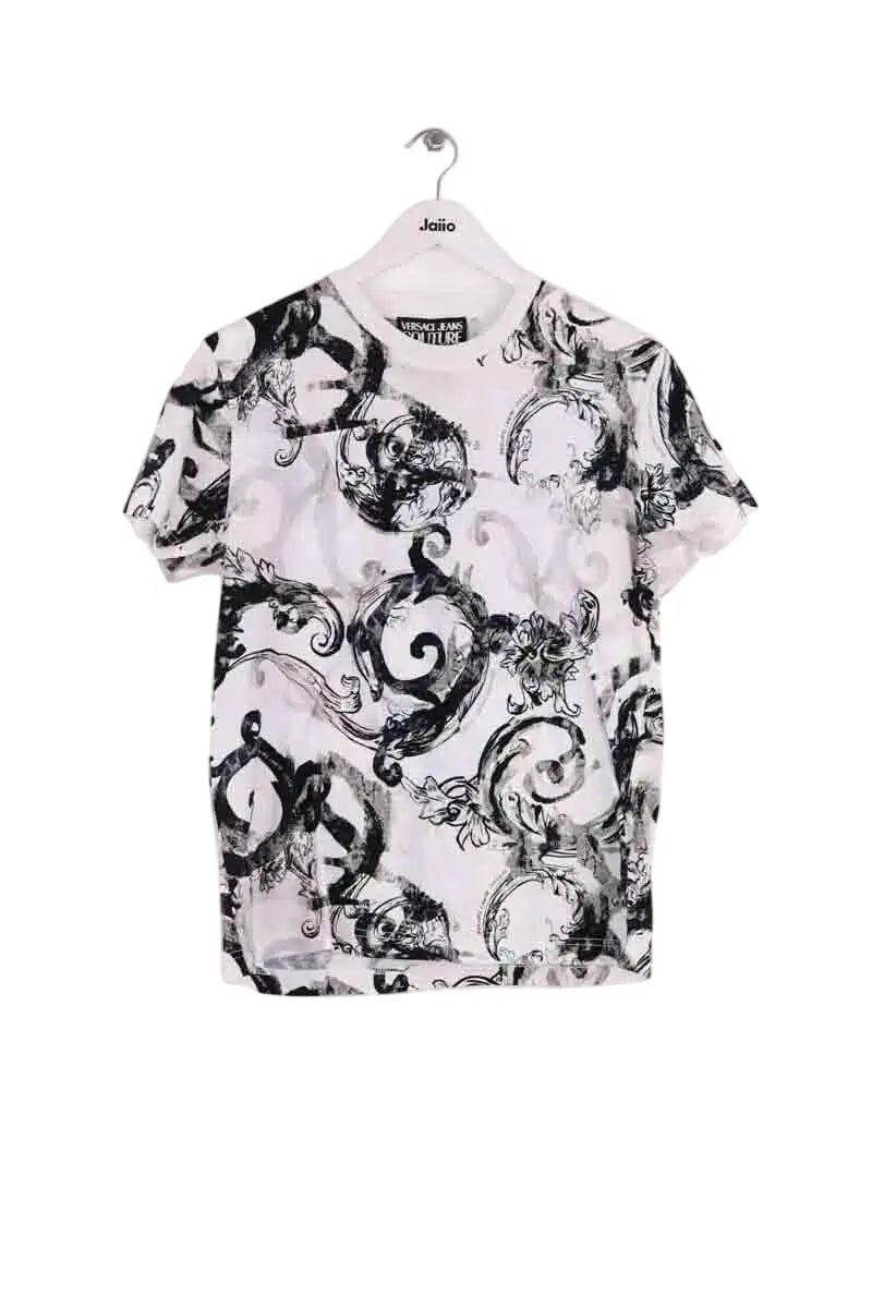 T-shirt Versace Blanc en Coton, taille M - Seconde Main