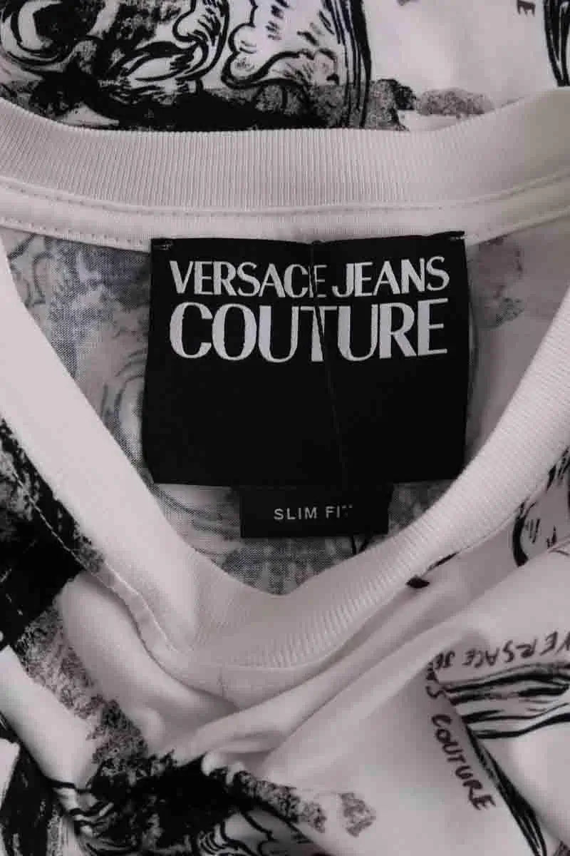 T-shirt Versace Blanc en Coton