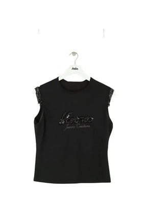 T-shirt Versace Noir en Synthétique, taille XL - Seconde Main