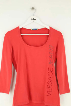T-shirt Versace Rouge en Coton