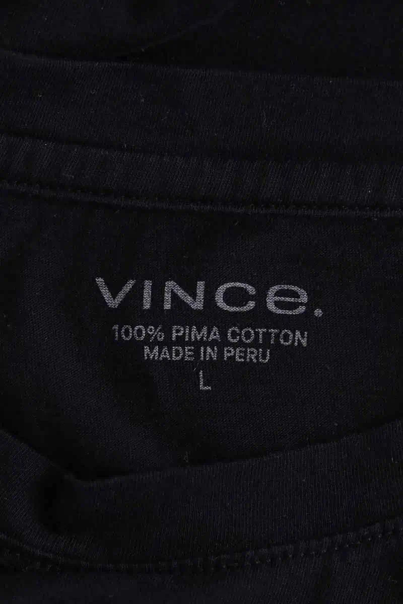 T-shirt Vince Noir en Coton