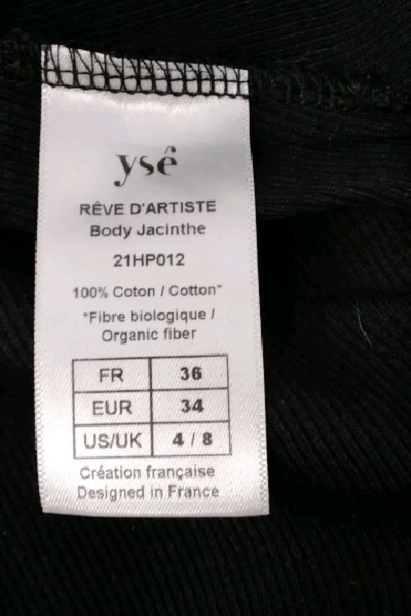 T-shirt Ysé Noir en Coton