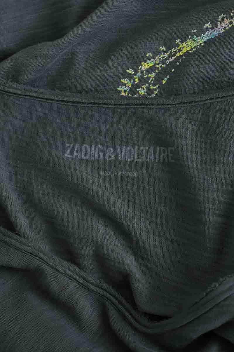 T-shirt Zadig & Voltaire Anthracite en Coton