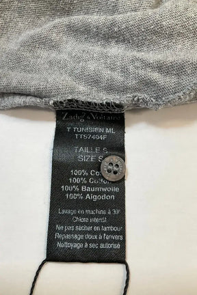 T-shirt Zadig & Voltaire Anthracite en Coton