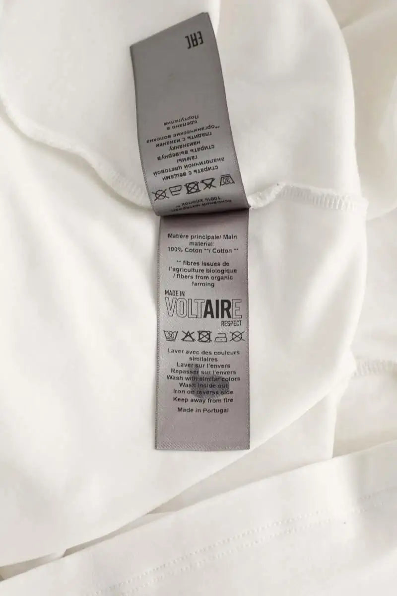 T-shirt Zadig & Voltaire Blanc en Coton