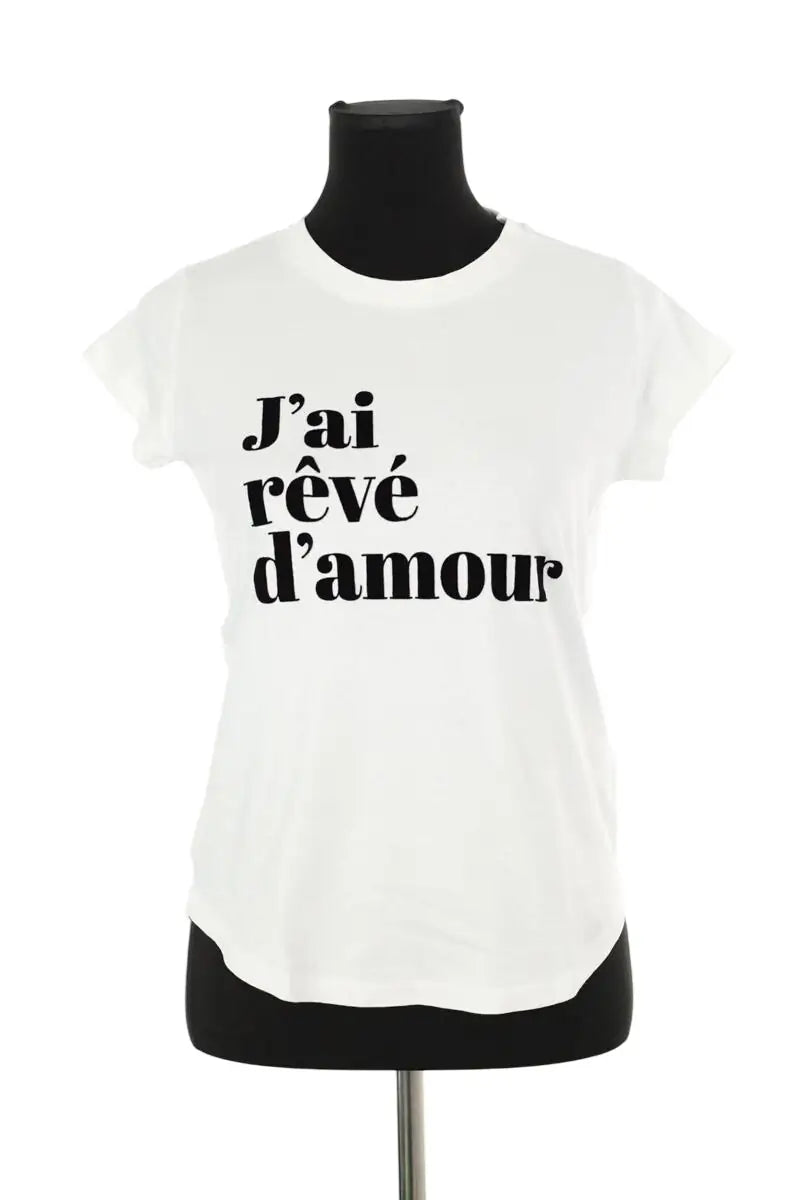 T-shirt Zadig & Voltaire Blanc en Coton, taille XS - Seconde Main