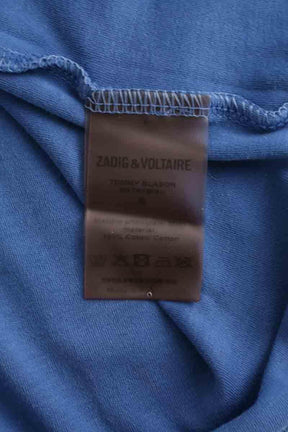 T-shirt Zadig & Voltaire Bleu en Coton