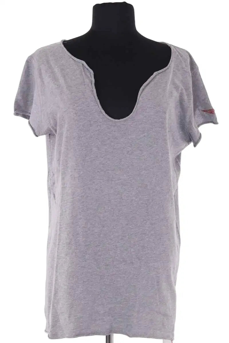 T-shirt Zadig & Voltaire Gris en Coton, taille M - Seconde Main