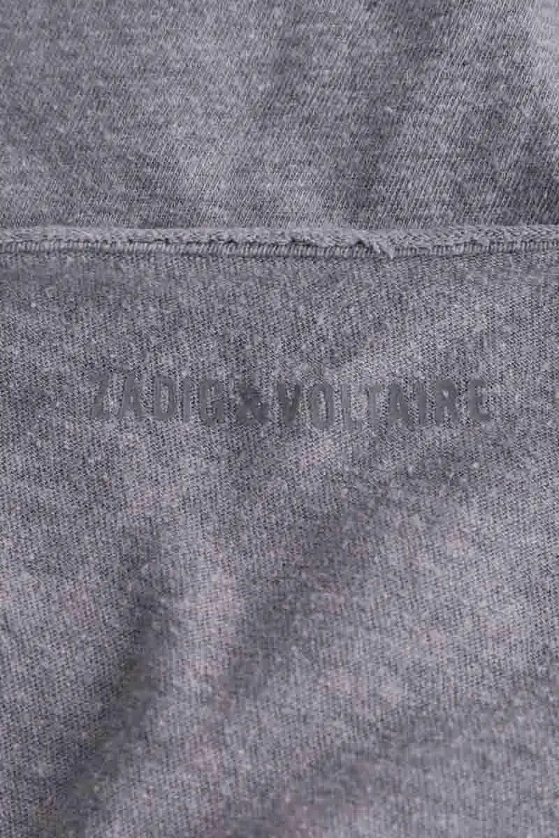 T-shirt Zadig & Voltaire Gris en Coton