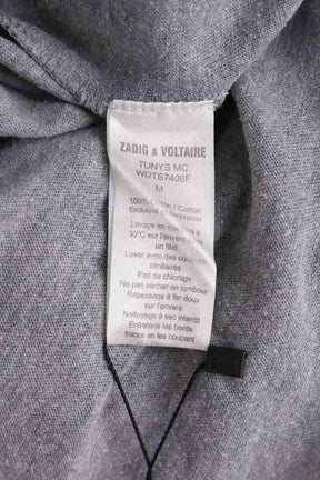 T-shirt Zadig & Voltaire Gris en Coton