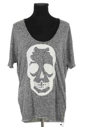 T-shirt Zadig & Voltaire Gris en Coton, taille S - Seconde Main
