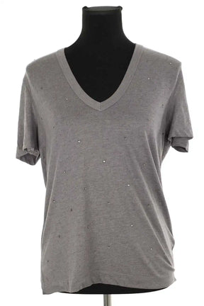 T-shirt Zadig & Voltaire Gris en Coton, taille XS - Seconde Main