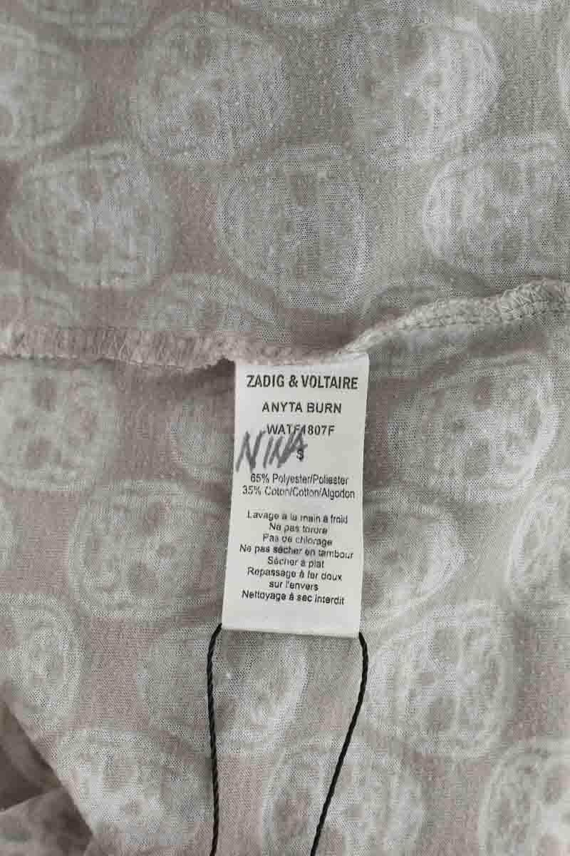 T-shirt Zadig & Voltaire Gris en Polyester