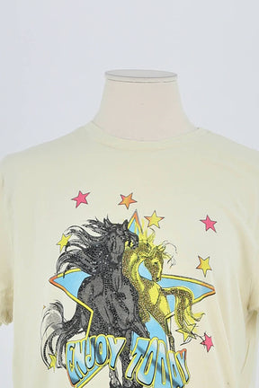 T-shirt Zadig & Voltaire Jaune en Coton
