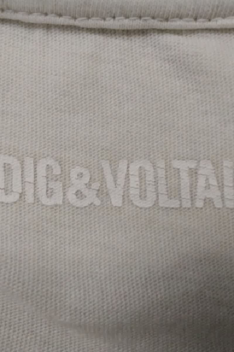 T-shirt Zadig & Voltaire Jaune en Coton