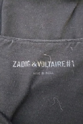 T-shirt Zadig & Voltaire Noir en Coton