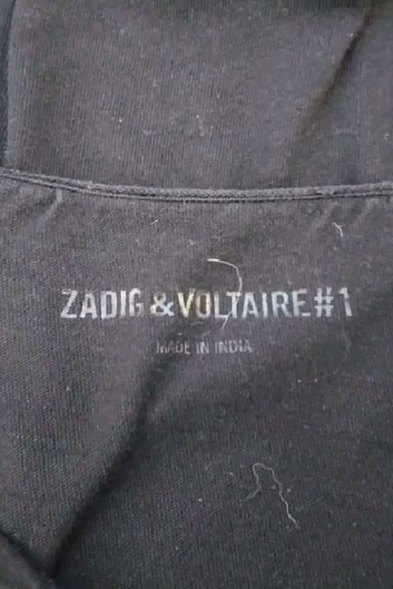 T-shirt Zadig & Voltaire Noir en Coton