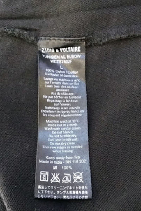 T-shirt Zadig & Voltaire Noir en Coton