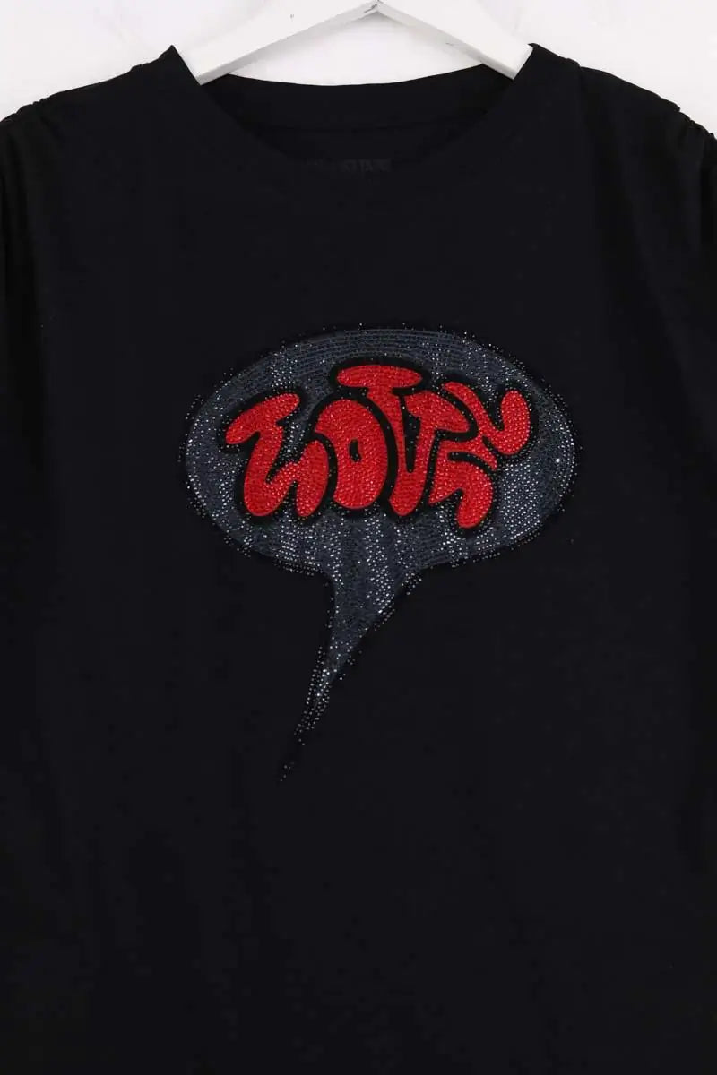 T-shirt Zadig & Voltaire Noir en Coton