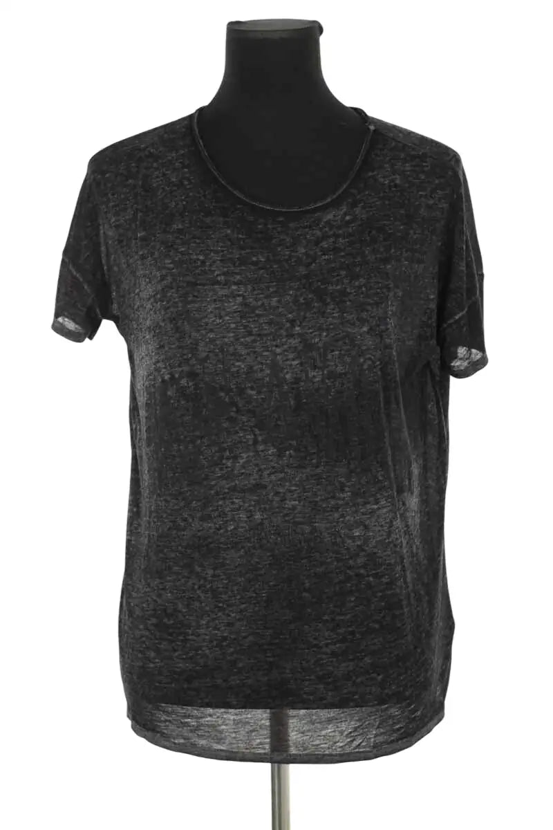 T-shirt Zadig & Voltaire Noir en Polyester, taille S - Seconde Main
