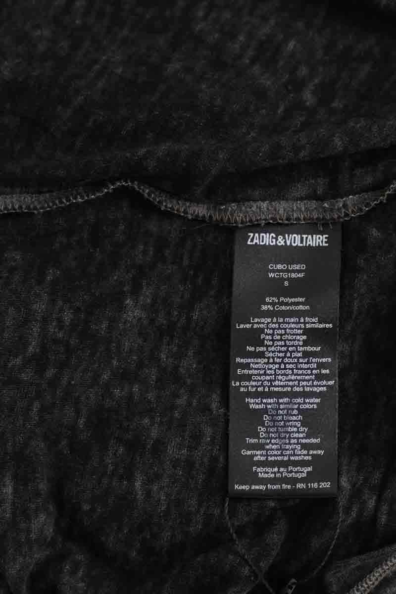 T-shirt Zadig & Voltaire Noir en Polyester
