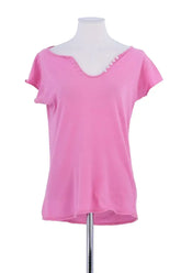 T-shirt Zadig & Voltaire Rose en Coton, taille S - Seconde Main