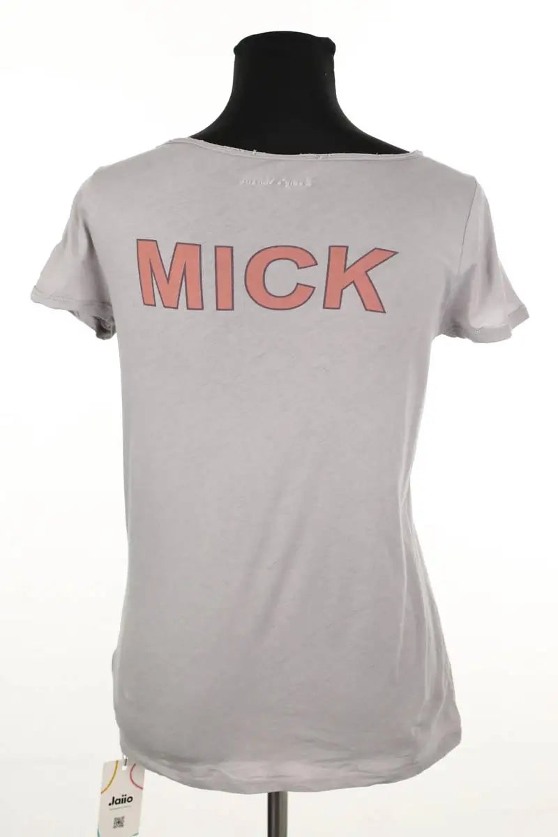 T-shirt Zadig & Voltaire Tarzan Gris en Coton