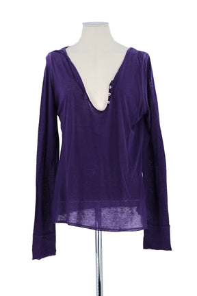 T-shirt Zadig & Voltaire Violet en Laine, taille L - Seconde Main
