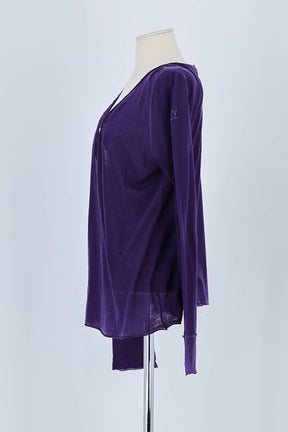 T-shirt Zadig & Voltaire Violet en Laine