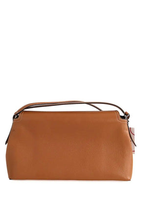 Sac porté épaule Toteme T-Lock Camel en Cuir