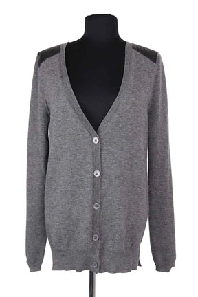 Cardigan Zadig & Voltaire Anthracite en Laine, taille M - Seconde Main