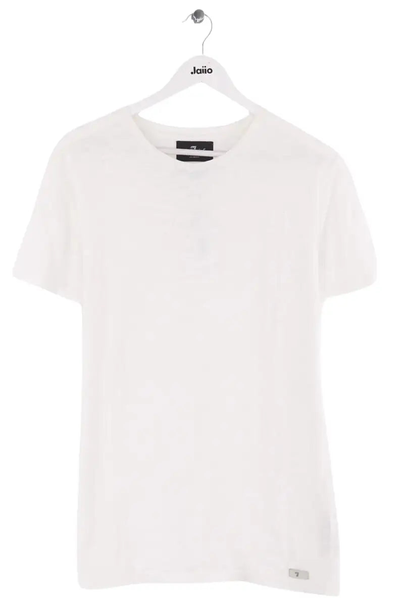 T-shirt 7 For All Mankind Blanc en Coton, taille M - Seconde Main