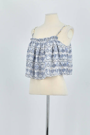 Top sans manche Antik Batik  Bleu
