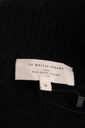 Pull Sézane Noir en Laine