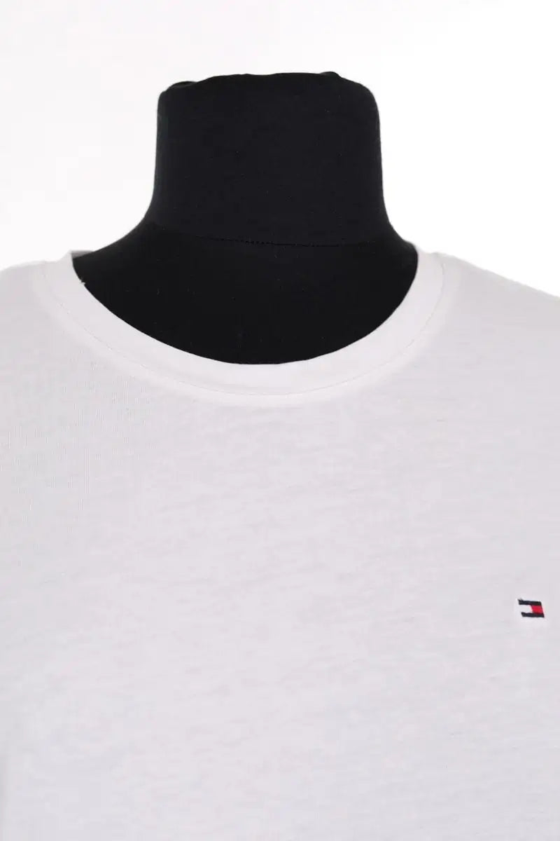 T-shirt Tommy Hilfiger Blanc en Coton