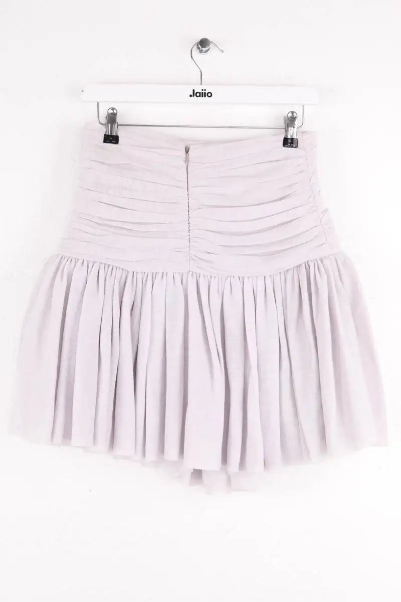 Mini jupe Tara Jarmon Gris en Synthétique